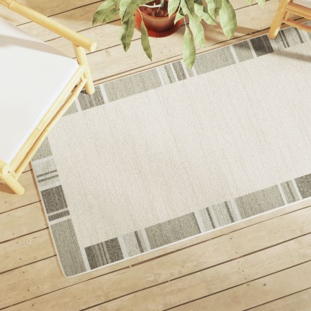vidaXL Alfombra de pelo corto antideslizante multicolor 80x150 cm