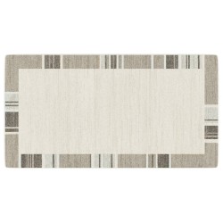 vidaXL Alfombra de pelo corto antideslizante multicolor 80x150 cm