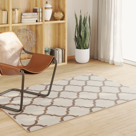 vidaXL Alfombra de pelo corto antideslizante multicolor 120x180 cm