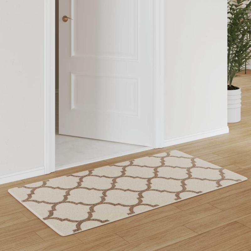 vidaXL Alfombra de pelo corto antideslizante multicolor 80x150 cm