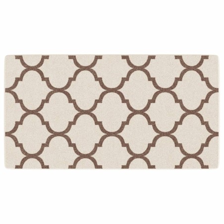 vidaXL Alfombra de pelo corto antideslizante multicolor 80x150 cm