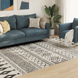 vidaXL Alfombra de pelo corto antideslizante multicolor 190x300 cm
