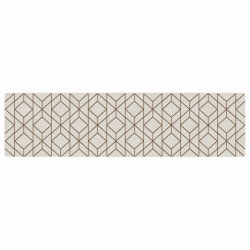 vidaXL Alfombra de pelo corto antideslizante multicolor 80x300 cm