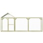 vidaXL Jaula gallinero madera impregnada pino y acero 4,5x1,5x2 m vidaXL Jaula gallinero madera impregnada pino y acero 4,5x1,5x2 m