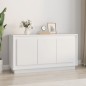 vidaXL Aparador madera contrachapada blanco 102x35x55 cm vidaXL Aparador madera contrachapada blanco 102x35x55 cm