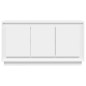 vidaXL Aparador madera contrachapada blanco 102x35x55 cm vidaXL Aparador madera contrachapada blanco 102x35x55 cm