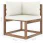 vidaXL Set de jardín palets 3 pzas con cojines madera pino impregnada vidaXL Set de jardín palets 3 pzas con cojines madera pino impregnada