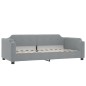 vidaXL Sofá cama nido tela gris claro 90x200 cm vidaXL Sofá cama nido tela gris claro 90x200 cm