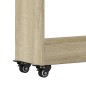 vidaXL Armario con ruedas madera ingeniería roble Sonoma 60x22x79 cm