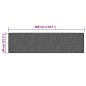 vidaXL Alfombra de pelo corto antideslizante multicolor 80x300 cm vidaXL Alfombra de pelo corto antideslizante multicolor 80x300 cm