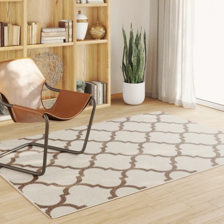 vidaXL Alfombra de pelo corto antideslizante multicolor 160x230 cm