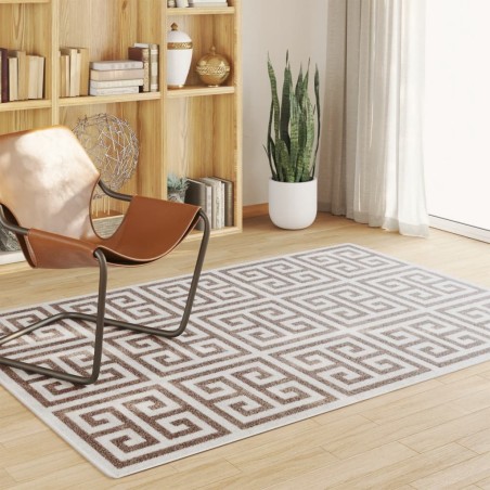 vidaXL Alfombra de pelo corto antideslizante multicolor 160x230 cm