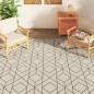 vidaXL Alfombra de pelo corto antideslizante multicolor 190x300 cm
