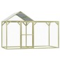 vidaXL Jaula gallinero madera impregnada pino y acero 3x1,5x2 m vidaXL Jaula gallinero madera impregnada pino y acero 3x1,5x2 m