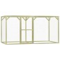 vidaXL Jaula gallinero madera impregnada pino y acero 3x1,5x1,5 m vidaXL Jaula gallinero madera impregnada pino y acero 3x1,5x1,5 m