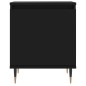 vidaXL Mesitas de noche 2 uds madera de ingeniería negro 40x30x50 cm vidaXL Mesitas de noche 2 uds madera de ingeniería negro 40x30x50 cm