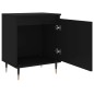 vidaXL Mesitas de noche 2 uds madera de ingeniería negro 40x30x50 cm vidaXL Mesitas de noche 2 uds madera de ingeniería negro 40x30x50 cm