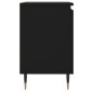 vidaXL Mesitas de noche 2 uds madera de ingeniería negro 40x30x50 cm vidaXL Mesitas de noche 2 uds madera de ingeniería negro 40x30x50 cm