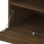 vidaXL Mueble de TV con luces LED 2 uds roble marrón 75x35x40 cm vidaXL Mueble de TV con luces LED 2 uds roble marrón 75x35x40 cm