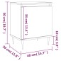 vidaXL Mesitas de noche 2 uds madera de ingeniería negro 40x30x50 cm vidaXL Mesitas de noche 2 uds madera de ingeniería negro 40x30x50 cm