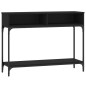 vidaXL Mesa consola madera de ingeniería negra 100x30,5x75 cm vidaXL Mesa consola madera de ingeniería negra 100x30,5x75 cm