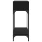 vidaXL Mesa consola madera de ingeniería negra 100x30,5x75 cm vidaXL Mesa consola madera de ingeniería negra 100x30,5x75 cm
