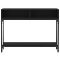 vidaXL Mesa consola madera de ingeniería negra 100x30,5x75 cm vidaXL Mesa consola madera de ingeniería negra 100x30,5x75 cm