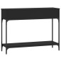 vidaXL Mesa consola madera de ingeniería negra 100x30,5x75 cm vidaXL Mesa consola madera de ingeniería negra 100x30,5x75 cm