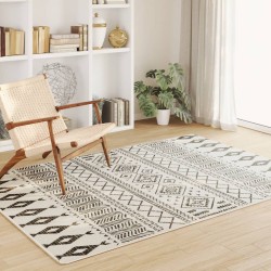 vidaXL Alfombra de pelo corto antideslizante multicolor 160x230 cm