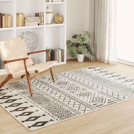 vidaXL Alfombra de pelo corto antideslizante multicolor 160x230 cm