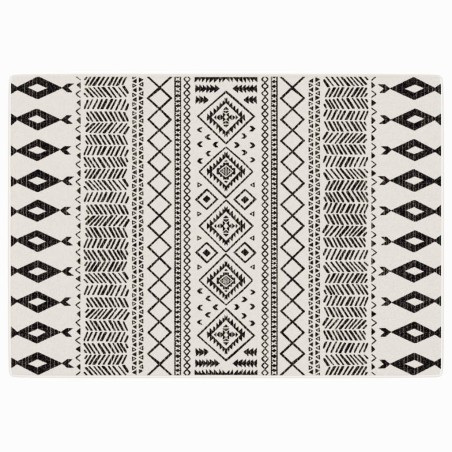 vidaXL Alfombra de pelo corto antideslizante multicolor 160x230 cm
