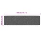 vidaXL Alfombra de pelo corto antideslizante multicolor 80x300 cm vidaXL Alfombra de pelo corto antideslizante multicolor 80x300 cm