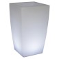 Eurotrail Lámpara LED recargable /maceta redonda 50 cm