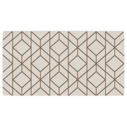 vidaXL Alfombra de pelo corto antideslizante multicolor 80x150 cm