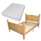 vidaXL Cama con colchón viscolelástico Mexican Pine Corona 160x200 cm vidaXL Cama con colchón viscolelástico Mexican Pine Corona 160x200 cm