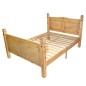 vidaXL Cama con colchón viscolelástico Mexican Pine Corona 160x200 cm vidaXL Cama con colchón viscolelástico Mexican Pine Corona 160x200 cm