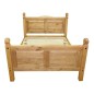 vidaXL Cama con colchón viscolelástico Mexican Pine Corona 160x200 cm vidaXL Cama con colchón viscolelástico Mexican Pine Corona 160x200 cm