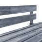 vidaXL Sofá de jardín de palets con cojines rojos madera de pino vidaXL Sofá de jardín de palets con cojines rojos madera de pino