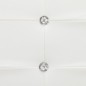 vidaXL Cama y colchón viscoelástico cuero sintético blanco 160x200 cm vidaXL Cama y colchón viscoelástico cuero sintético blanco 160x200 cm