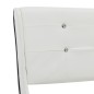 vidaXL Cama y colchón viscoelástico cuero sintético blanco 120x200 cm vidaXL Cama y colchón viscoelástico cuero sintético blanco 120x200 cm