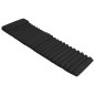 vidaXL Cojín para tumbona piel de ante negro vidaXL Cojín para tumbona piel de ante negro