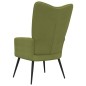 vidaXL Silla de relajación de terciopelo verde claro vidaXL Silla de relajación de terciopelo verde claro