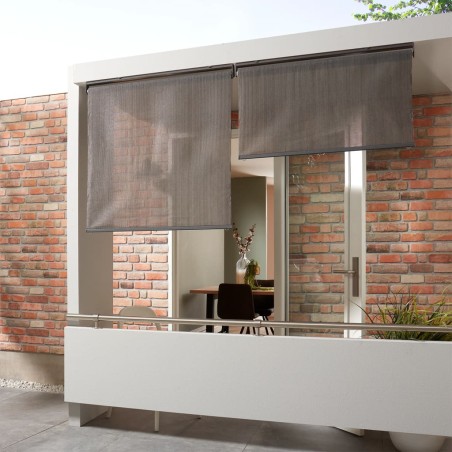 Livin'outdoor Estor enrollable Start&Stop negra 100x175 cm