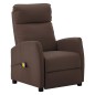 vidaXL Sillón de masaje eléctrico cuero sintético marrón vidaXL Sillón de masaje eléctrico cuero sintético marrón