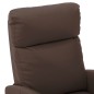 vidaXL Sillón de masaje eléctrico cuero sintético marrón vidaXL Sillón de masaje eléctrico cuero sintético marrón