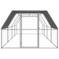 vidaXL Jaula gallinero de exterior de acero galvanizado 3x8x2 m vidaXL Jaula gallinero de exterior de acero galvanizado 3x8x2 m