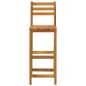 vidaXL Juego muebles de bar para jardín 5 pzas madera maciza de acacia vidaXL Juego muebles de bar para jardín 5 pzas madera maciza de acacia