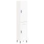 vidaXL Aparador alto madera contrachapada blanco 34,5x34x180 cm vidaXL Aparador alto madera contrachapada blanco 34,5x34x180 cm