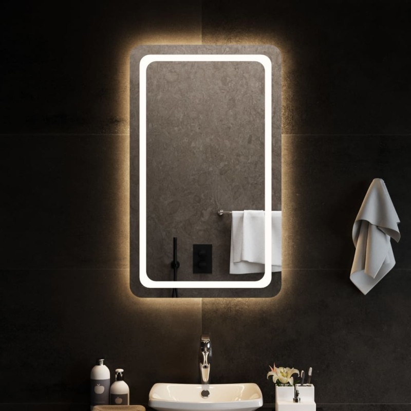 vidaXL Espejo de baño con LED 60x100 cm vidaXL Espejo de baño con LED 60x100 cm