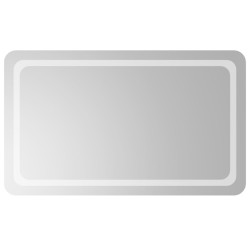 vidaXL Espejo de baño con LED 60x100 cm